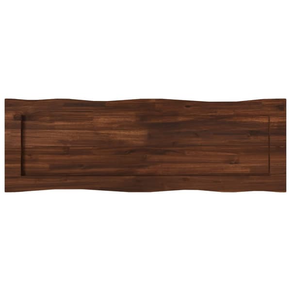 Rektangulärt Bordsskiva 90 x 50 x 3,5 cm Rektangulär Mörkbrun