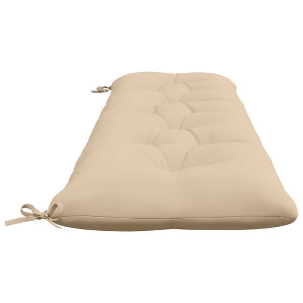 Bänk kudde VIANEN 100% Polyester Gräddvit 200 x 50 x 12 cm