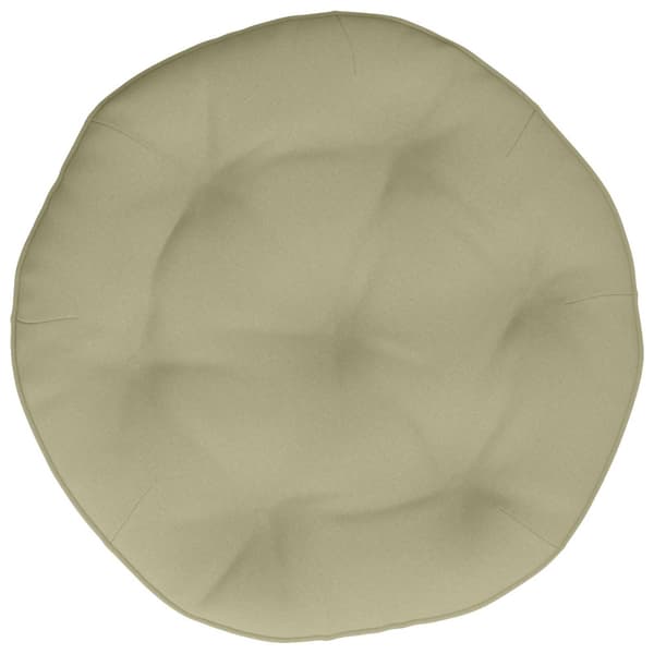 Hängstolskudde VIANEN 100% Polyester Ljusgrön Ø 60 x 10 cm