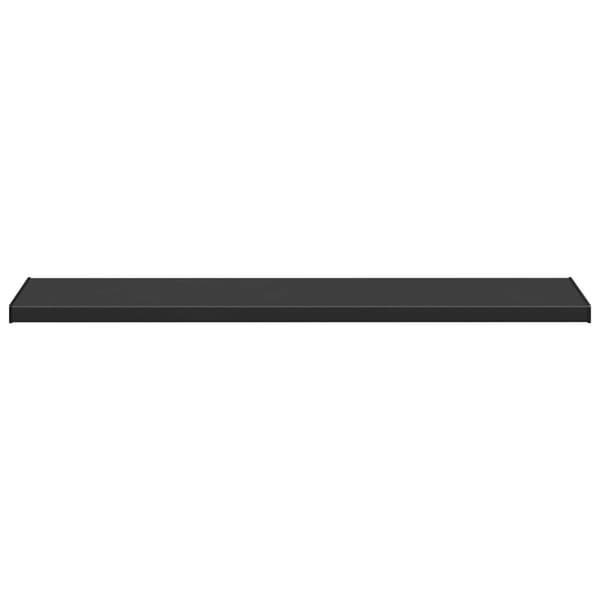 Fönsterbräda Svart med träådring 140 x 40 x 4,5 cm PVC