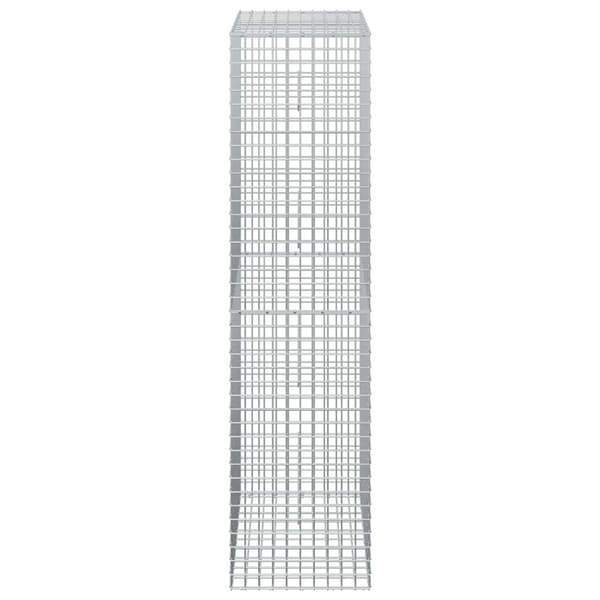 Gabion med 5 mm tråd och 5x5 cm nät 50x50x200 cm