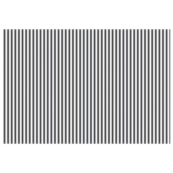 Markisväv Antracit och vitt 250 x 200 cm Polyester