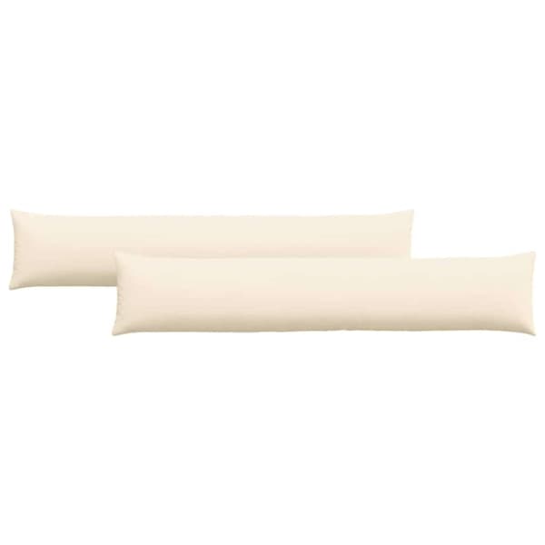 Sofakuddar 2 pcs Kräm 200 x 40 cm Kordread tyg