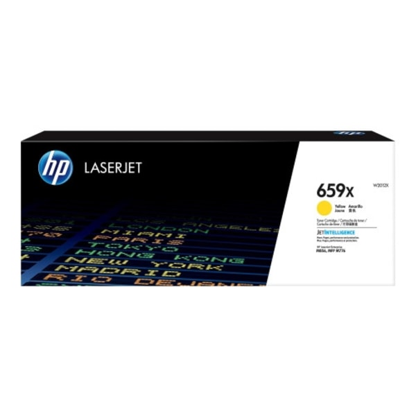 HP 659X - gul - original - LaserJet - tonerkassett (W2012X)