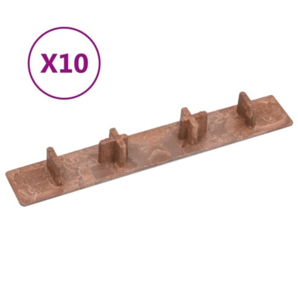 Kantlist 10 st brun plast
