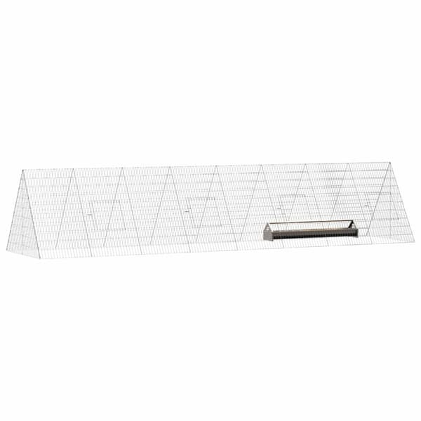 Hönshus Silver 430 x 100 x 85 cm Galvaniserat Stål