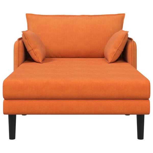Stor schäslong Orange Mockatyg
