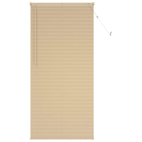 Persienn Ljusbrun med Mönster 213 x 100 cm PVC