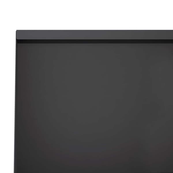 Stödvägg 6 st 40 x 12 x 30 cm Stål Svart