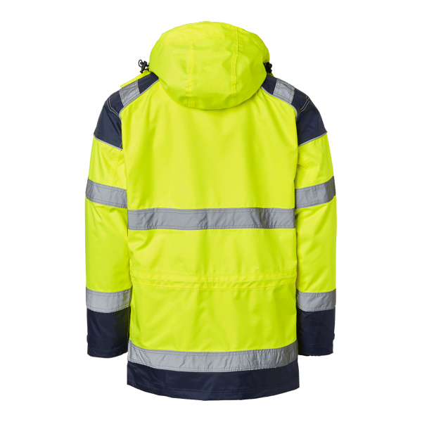 126 Parka Fluorescent yellow/navy Unisex