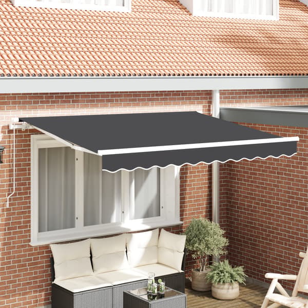 Markisväv Antracit 280 x 195 cm Polyester