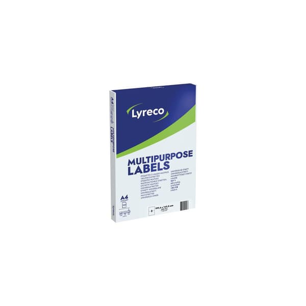 Etikett LYRECO 199,6x143,5mm 200/fp