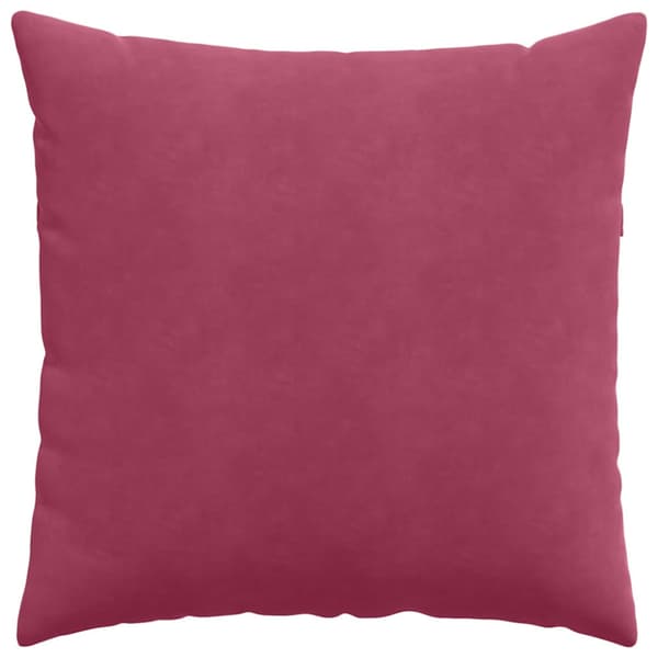 Sofakuddar 2 pcs Vinröd 60 x 60 cm Kordread tyg