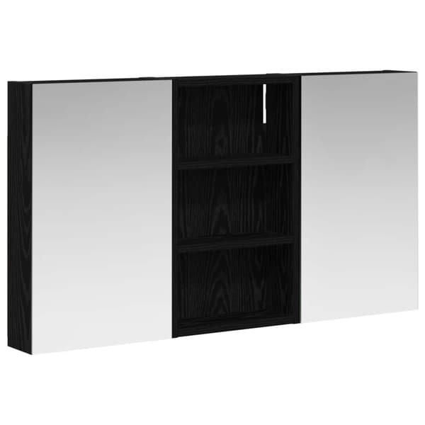 Badrumsskåpsset 3 st 90 x 10,5 x 50 cm Konstruerat trä
