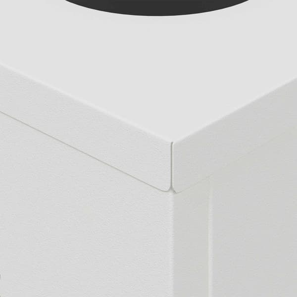 Solar LED Stig Ljus 2 pcs Vit Kallvalsat stål