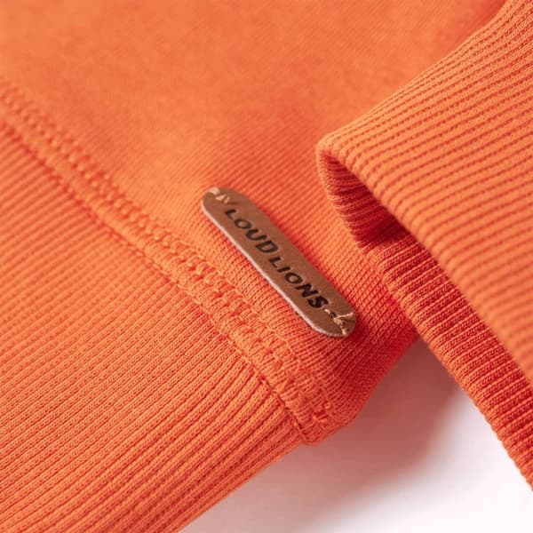 Tröja för barn mörk orange 92