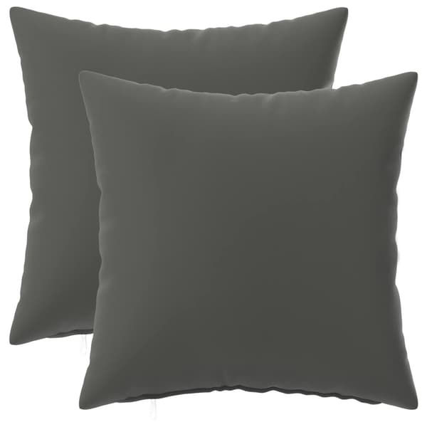 Kudde med kudde HEERLEN 2 st Antracit Polyester