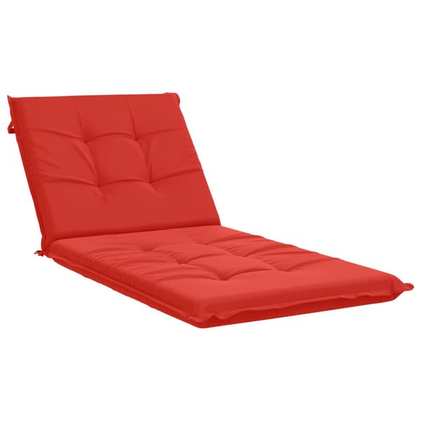 Solstol Kudde GEMERT 100% Polyester Röd 190 x 80 x 9 cm