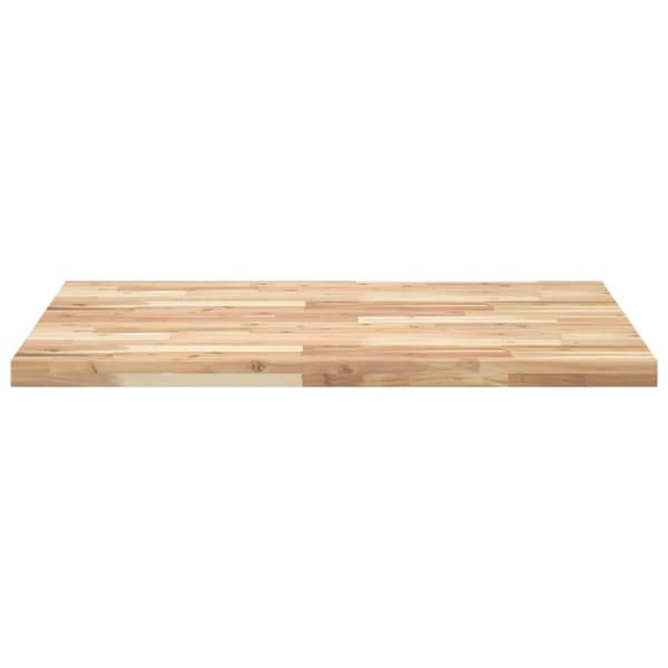 Bordsskiva rektangulär 100x80x4 cm massivt akaciaträ