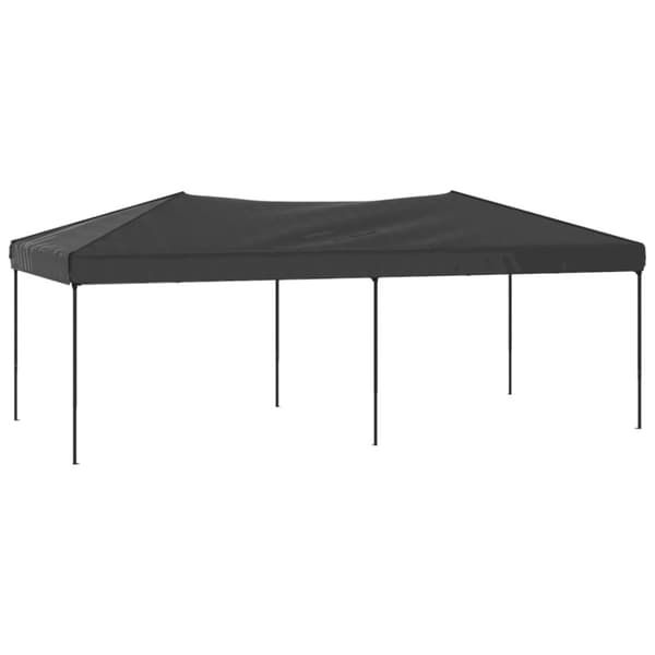 Hopfällbart partytält antracit 3x6 m