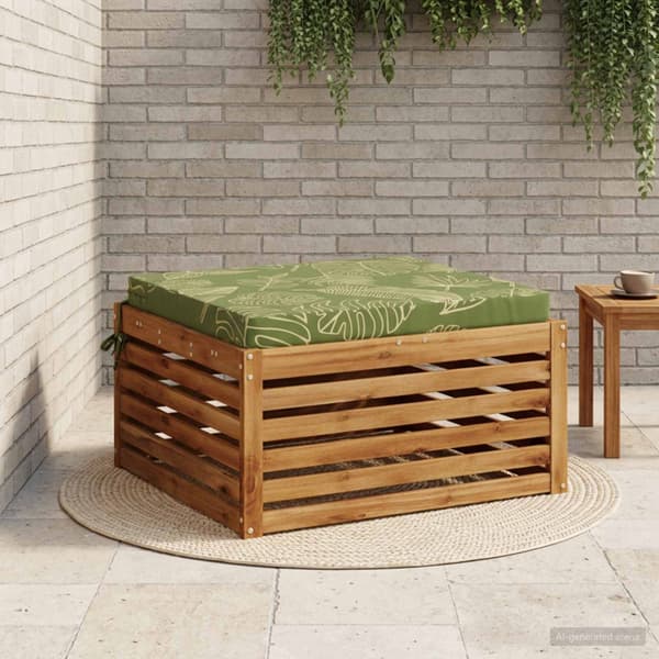 1-delad Sittdyna SOEST 100% Polyester Bladdesign 60 x 60 x 7 cm