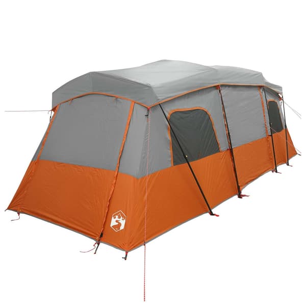 3 person Grå och orange 185T Polyester med PU-beläggning