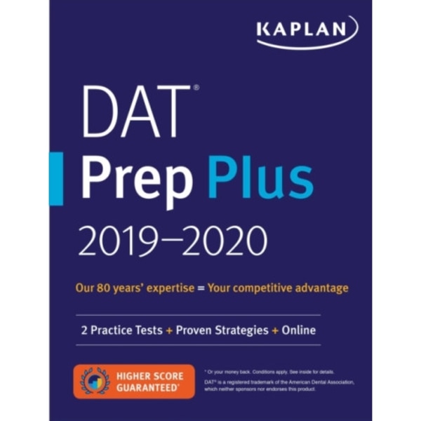 DAT Prep Plus 2019-2020 (häftad, eng)
