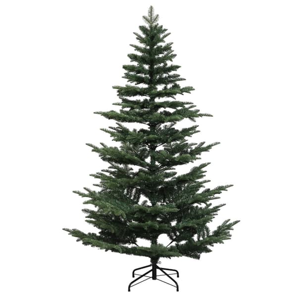 Plast Hingad Julgran 210 cm 300 LED-lampor Varmvit PE & PVC