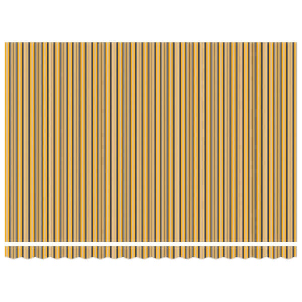 Utfällbar markis Flerfärgsdesign 450 × 350 cm