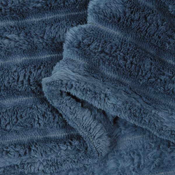 Kastfilt Mörkblå 240 x 220 cm Fleece