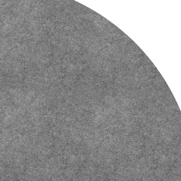 Markduk för pool ljusgrå Ø244 cm polyester geotextil