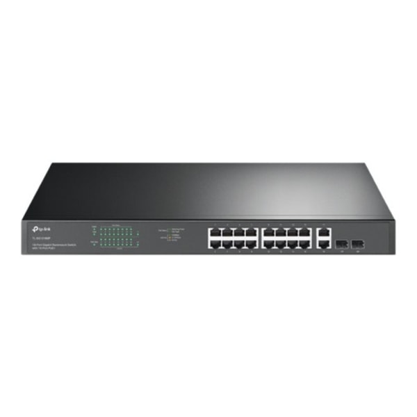 TP-Link JetStream TL-SG1218MP - V1 - switch - 18 portar - rackmonterbar
