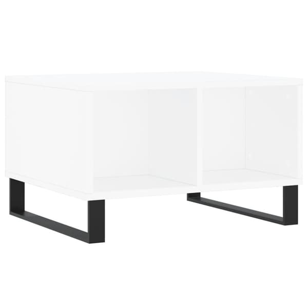 Soffbord vit 60x50x36,5 cm konstruerat trä