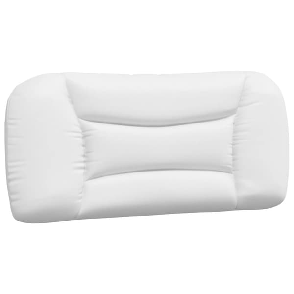 Bed Frame with LED without Mattress "Hvar" White 90x190 cm