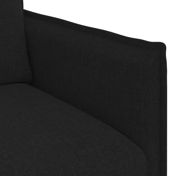 Soffa Svart 156 x 82 x 85 cm tyg
