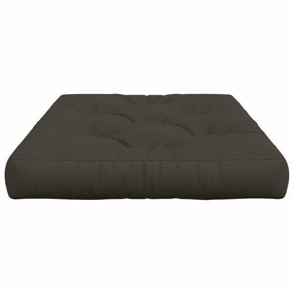 Pallkudd VIANEN 100% Polyester Antracit 120 x 80 x 12 cm