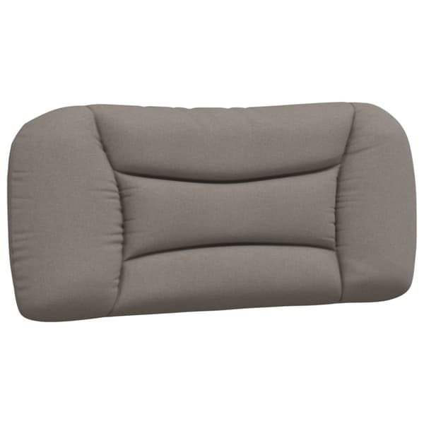 Headboard Cushion "Hvar" Taupe 90 cm Fabric