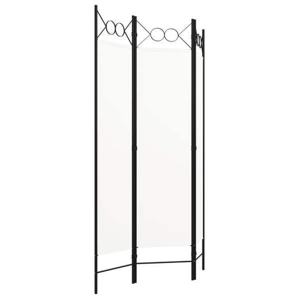 Rumsavdelare 3 paneler vit 120x180 cm