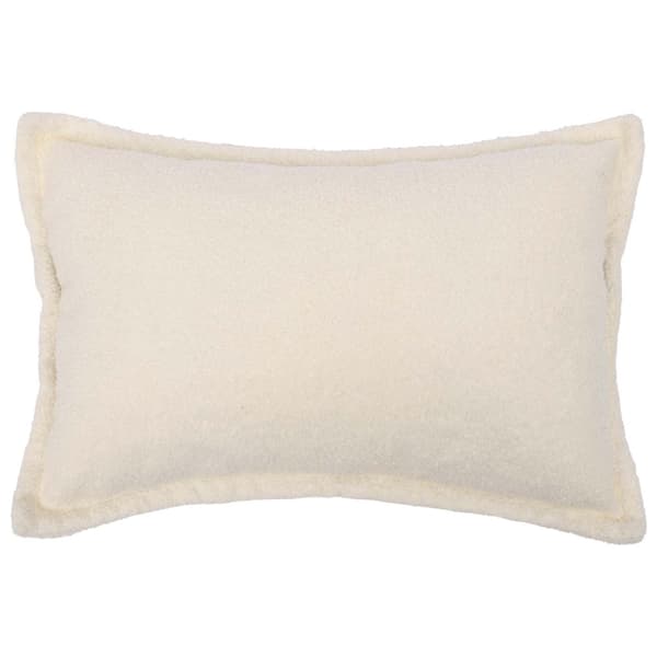 Kuddöverdrag 2 st HOUTEN Gräddvit 50 x 80 cm Bouclé
