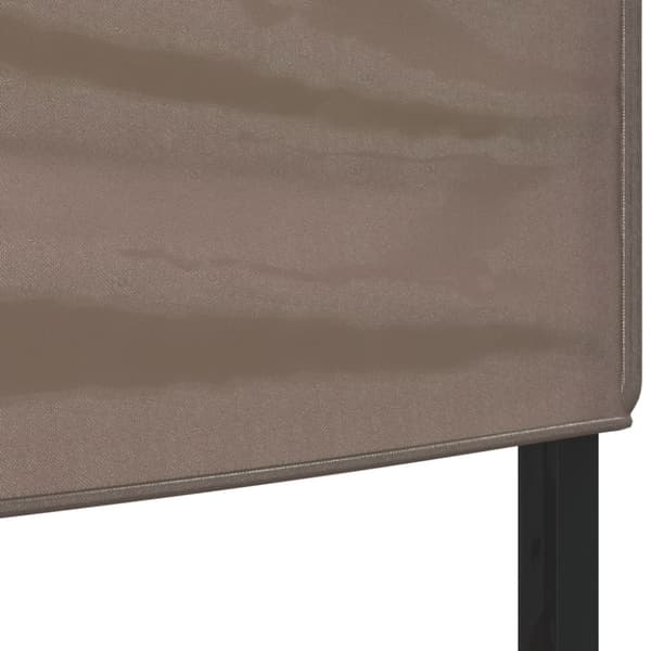 Hopfällbart partytält taupe 2x2 m