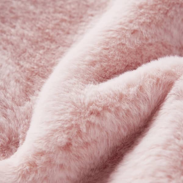 Jacka för barn konstpäls rosa 128