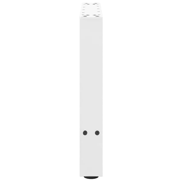 Soffbordsben vita 2 st 60x(42-43) cm stål