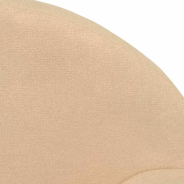 Barnsoffa 2-sits gräddvit mjuk plysch