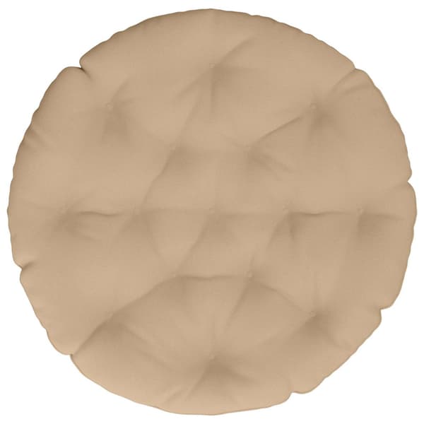 Hängstolskudde VIANEN 100% Polyester Sand Ø 80 x 12 cm
