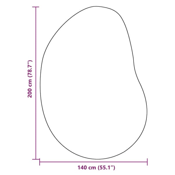 Matta HUARTE Beige 140 x 200 cm Polyester