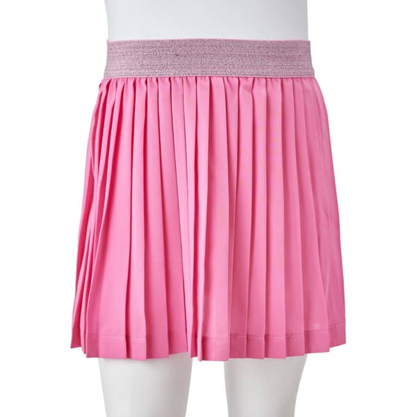 Plisserad kjol för barn rosa 128