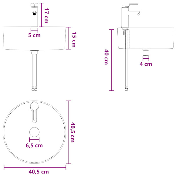 Badrumsmöbelset 2 pcs Vit Konstruerat trä
