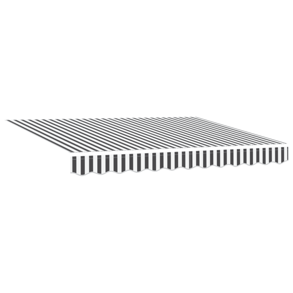 Utfällbar markis Antracit 250 x 200 cm tyg