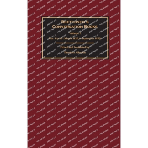 Beethoven's Conversation Books Volume 2 (inbunden, eng)