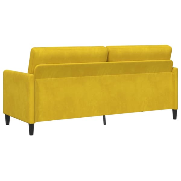 Soffa med förvaring Gul 192 x 78 x 87 cm Polyester